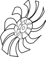 2148658Y00 - : Fan Blade for INFINITI: G20 Image