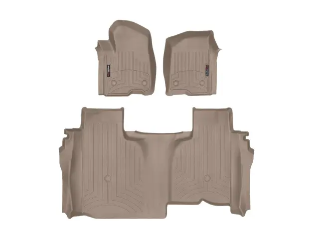 45143616 - : Tan FloorLiner™ DigitalFit®, Front &amp; 2nd Row for WeatherTech Image