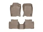 4512771452882 - : Tan FloorLiner™ DigitalFit®, Front &amp; 2nd Row for WeatherTech Image