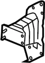 62211AM610 - : Bumper Cover Reinforcement Bracket for Infiniti Image