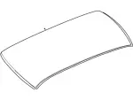 XW3Z5450202AA - Body: Roof Panel for Ford: Crown Victoria | Mercury: Grand Marquis, Marauder Image