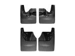 110034120045 - : Black MudFlap No-Drill DigitalFit® MudFlap Kit for WeatherTech Image