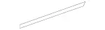 2047300480 - Trim and Lining: Trim Strip for Mercedes-Benz: GLK250, GLK350 Image