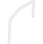 1637200517 - : Run Channel for Mercedes-Benz: ML 320, ML 350, ML 430, ML 500, ML 55 AMG&amp;reg; Image