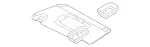 16781044007M94 - : Sun-Visor for Mercedes-Benz Image