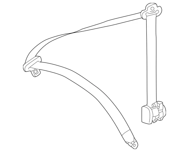 46386040857C15 - Electrical: Retractor for Mercedes-Benz Image