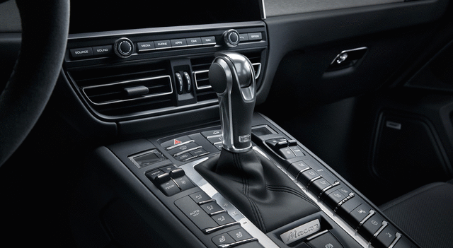 95B713139K8YR - Body: Aluminum PDK Selector - Black for Porsche: Macan Image