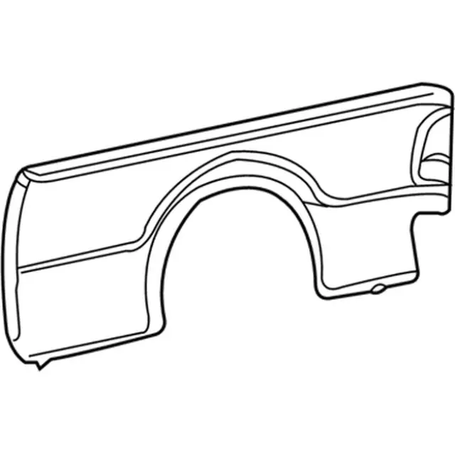 BC3Z9927840E - Body: Side Panel for Ford: F-250 Super Duty, F-350 Super Duty, F-450 Super Duty Image