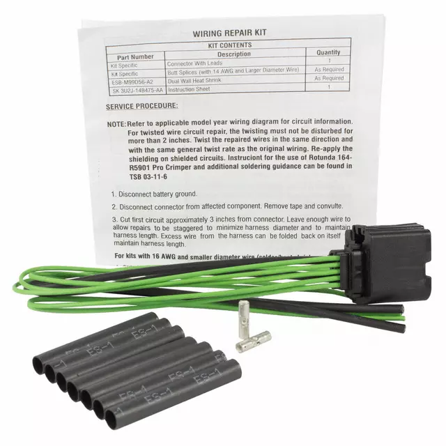 BU2Z14S411ASA - : Wire Assembly for Ford Image
