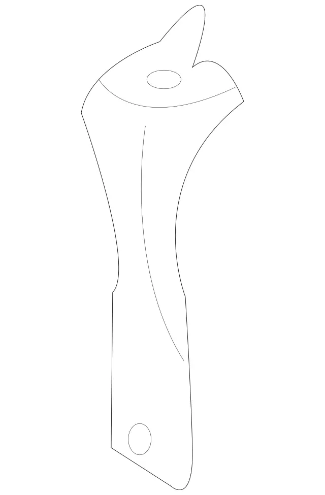 2036260714 - Cowl, Front Panel: Holder for Mercedes-Benz: C230, C240, C280, C32 AMG, C320, C350 Image image