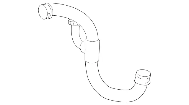 2045019082 - Radiator: Coolant Hose for Mercedes-Benz: C300, C350, E350, GLK350 Image image