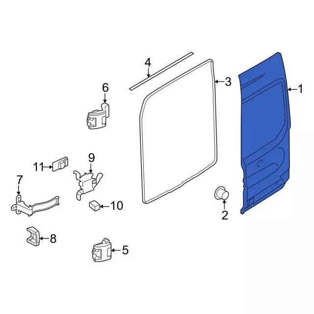 Door Shell - Ford (SK4Z6140010E)