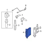 7U7Z12A650DJA - Electrical: ECM for Ford: Explorer, Explorer Sport Trac | Mercury: Mountaineer Image