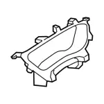 KA1Z58044D70AD - Body: Cluster Bezel for Lincoln: Nautilus Image