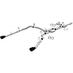 19705 - : SPEQ Series Black Chrome Cat-Back System for Magnaflow Image