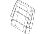 BA8Z7466600AE - Body: Seat Back Cover for Ford: Flex Image