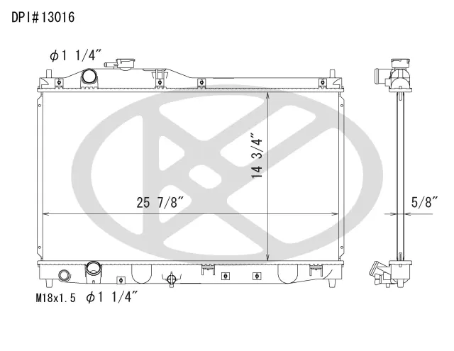 A13016 - : Koyorad Radiator for Koyo Image