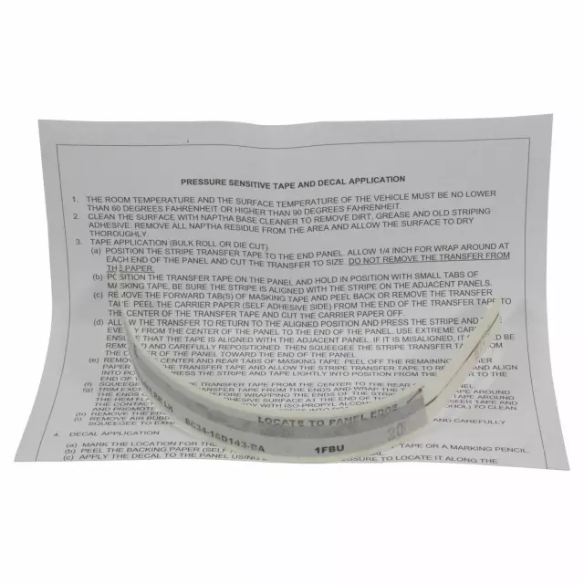 BC3Z6120001BA - Body: Stripe Tape for Ford: F-250 Super Duty, F-350 Super Duty, F-450 Super Duty Image