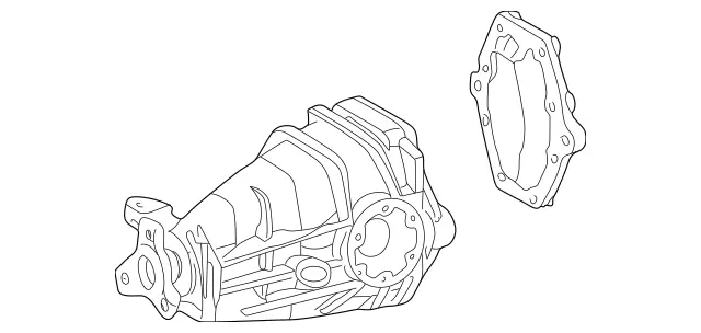 208350201480 - Suspension: Differential Assembly for Mercedes-Benz Image