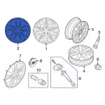 LJ6Z1007K - Suspension: Wheel, Alloy for Ford: Escape Image