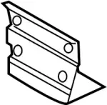 62392CR900 - : Grille Assembly Bracket for INFINITI: M45 Image