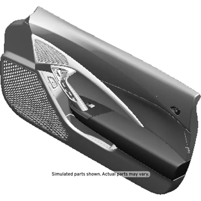 84094581 - : Twilight Blue Front Passenger Side Door Trim for Chevrolet: Corvette Image