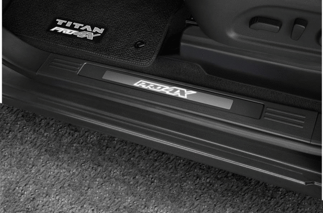 Illuminated Kick Plates - PRO-4X, 2 piece, front only - Nissan (999G6-W8P40)