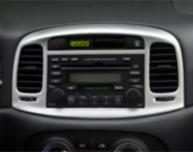 Center Fascia - 3 And 4 Door - Bright Silver - Hyundai (08770-1E110)