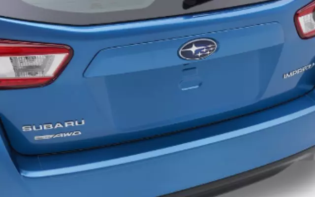 E771SFL000 - Body: Clear Bumper Applique Rear - 4 Door for Subaru: Impreza Image