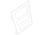 1646805317 - Panelling: Cover for Mercedes-Benz: GL320, GL550, ML320, ML350, ML450, ML500, ML550, ML63 AMG Image