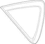 833001CA0A - Body: Quarter Glass for Infiniti Image