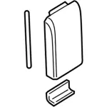 6L2Z7806024CAB - Body: Lid Assembly for Ford Image