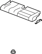 89350ZQ10A - Body: Cushion Assembly for Infiniti Image