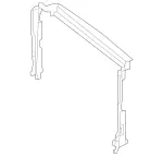 2055050030 - : 2015-2023 Mercedes-Benz - Air Ducting For Radiator for Mercedes-Benz: C350e, C400, C43 AMG, C450 AMG Image