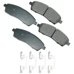 ACT757 - : Akebono ProACT Ultra Premium Ceramic Disc Brake Pad Kit for AKEBONO Image