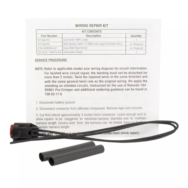 AU2Z14S411AYA - : Wire Assembly for Ford Image
