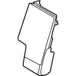 FB5Z7867112CC - Body: Armrest Assembly for Ford: Explorer, Police Interceptor Utility Image image