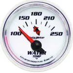 7137 - : GAUGE, WATER TEMP, 2 1/16", 100-250?F, ELECTRIC, C2 for AutoMeter Image