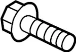 1121N8021 - Body: Rear Body Panel Bolt for Infiniti Image