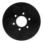 63354186R - : DFC Brake Rotor - Drilled and Slotted - Black for DYNAMIC FRICTION Image