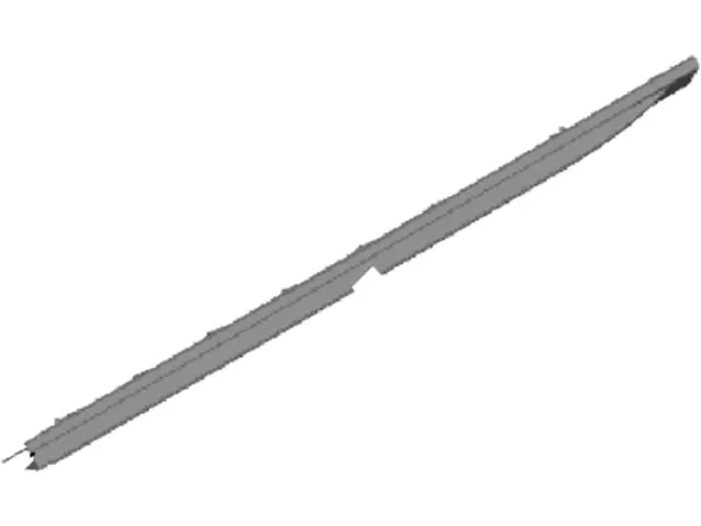 BK3Z6110176AE - Body: Rear Rocker Molding for Ford Image