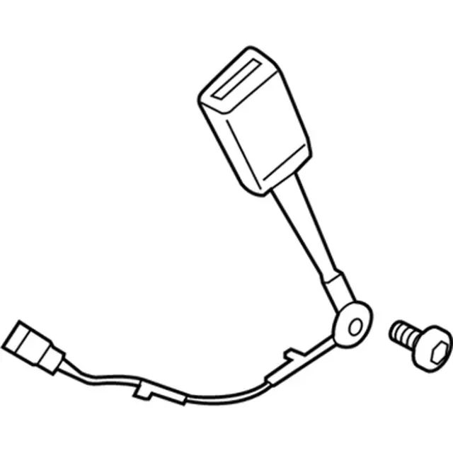 FR3Z6361202AE - : Seat Belt Receptacle for Ford Image