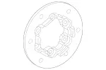 906350014664 - : Axle Hub Flange for Mercedes-Benz Image
