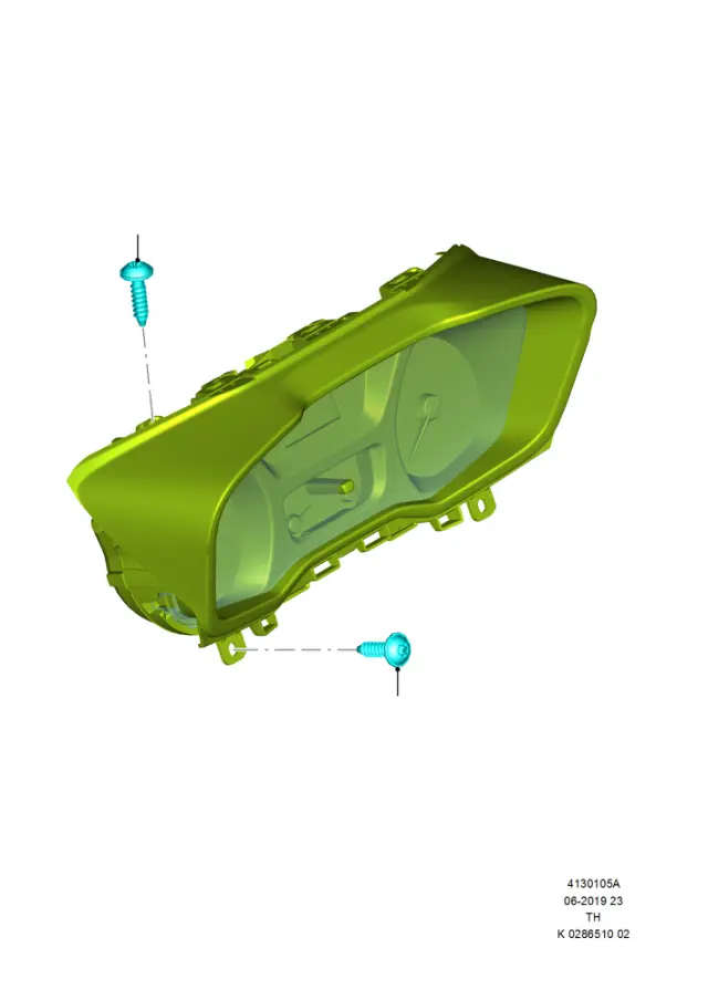 CK4Z10849K - Body: Instrument Cluster for Ford Image