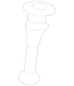 97060027P82 - Body: Headrest Guide for Mercedes-Benz Image