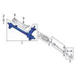 LX6Z3504BA - Steering: Gear Assembly for Ford: Escape Image