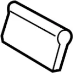 2724540U00 - HVAC: Door for Infiniti Image