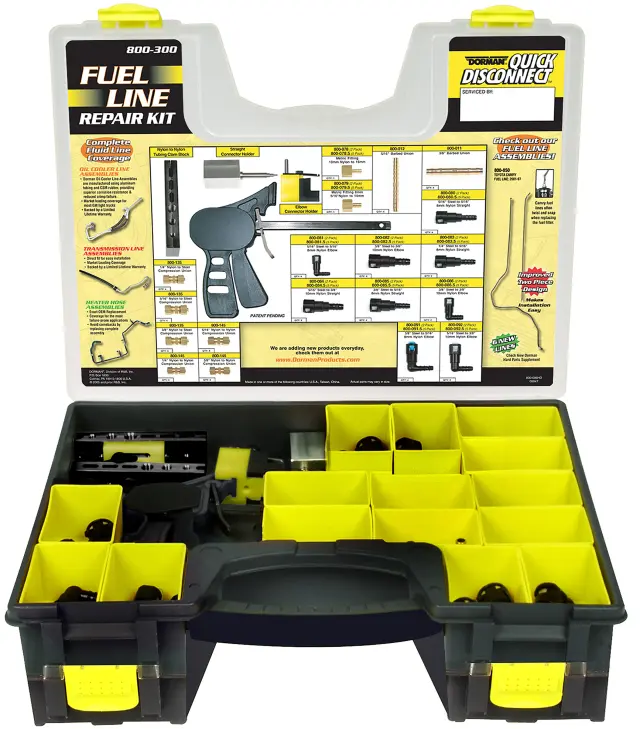 800300 - : Nylon Fuel Line Repair Kit - Contains 104 Pieces for Dorman Image