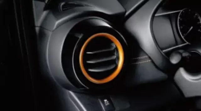 T99G35RL0F - Interior: Interior Trim, Air Vent Rings, Orange for Nissan Image