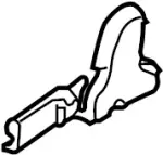 88447ZQ00A - Body: Hinge Cover for Infiniti Image